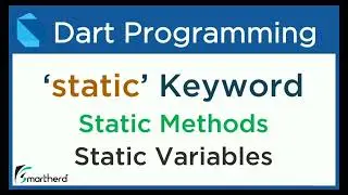 How To Create Static Variable And Static Method In Dart Programming
