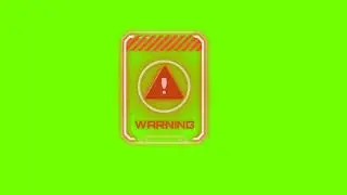 warning green screen no copyright ll 