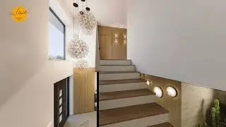 Inspiration Treppenbeleuchtung | 3D Villa | Beleuchtung richtig gestaltet | 3D Animation