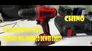taladro inalambrico dewei loots