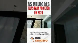 MELHORES TELAS PARA PROJEÇÃO  