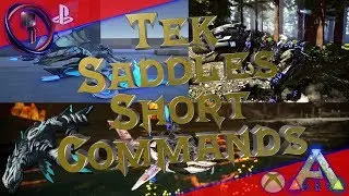 Ark Survival Evolved Tek Saddles Short Commands