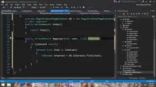 Registartion Page with ASP.net MVC5, Entity Framework, Code First(Part 1)