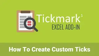 Tickmark Excel Add-in: Creating Custom Ticks