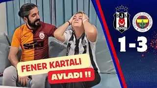 1 ÇİFT TARAFTAR BEŞİKTAŞ 1-3 FENERBAHÇE MAÇINA TEPKİ!!!