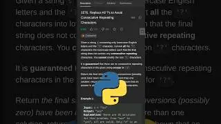 Leetcode 1576 Replace all ?s Python Solution #shorts