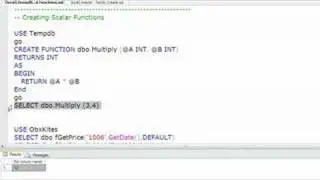 Scalar Function
