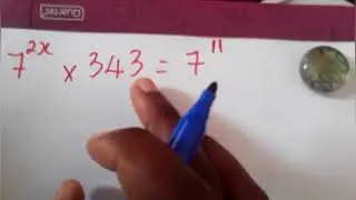 Solving exponential equations (using laws of indices).