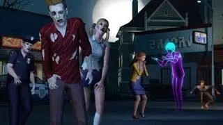 Маленькое нападение зомби в The Sims 3 Сверхъестественное