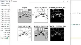 image processing tutorial 13, Simple thresholding in opencv python