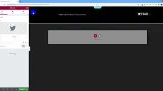 Change layout in the Cardea footer with Elementor
