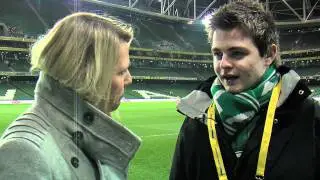 Aviva Stadium and 98FM VIP Reporter