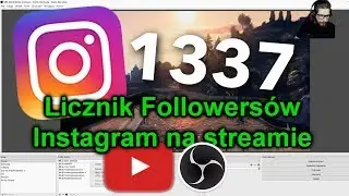 How to make Instagram Followers counter in OBS STUDIO