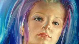 Ritratto femminile ad olio speedpaint
