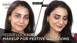Festive Glam Makeup Tutorial with Simmy Goraya | Traditional Makeup | Mask Makeup | L’Oréal Paris