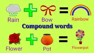 COMPOUND WORDS FOR KIDS | VOCABULARY WORDS FOR KIDS | LEARNING VIDEO |