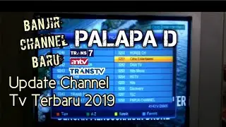 Frekuensi channel Trans 7/Tv ANTV Palapa D Terbaru 2019