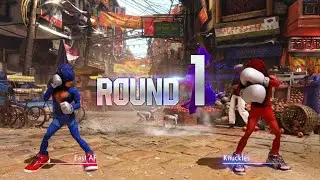 Street Fighter 6 Sonic vs Knuckles