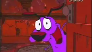 Courage the Cowardly Dog girl violin freak out