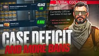 CS2 CASES DISAPPEAR FROM MARKET. FARMERS ARE GETTING BANNED AGAIN?