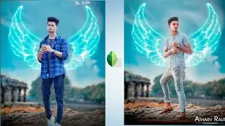 snapseed creative  wing editing l Snapseed Background Change Photo Editing | snapseed photo editing