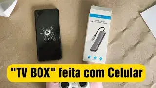 Tv box da Gambiarra feita com celular #samsungdex