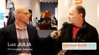Luc JULIA, VP Innovation, Samsung, w/ Tim Reha at Informed Health UCSF 2015