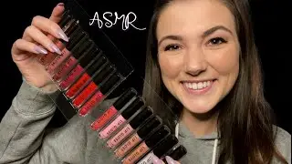 ASMR Lipgloss Kisses│Gentle Application, Wand Pumping, and Mouth Sounds 💋