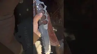 Forging a Custom Handmade Knuckle Bowie Knife – Crafting a Masterpiece of Art and Steel