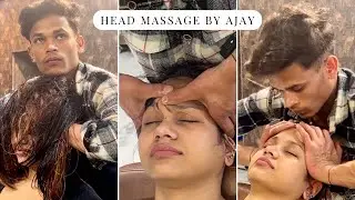 ASMR Indian Head Massage By Ajay - Neck, Shoulder, Back For Deep Sleep, Anti-Stress, Insomnia