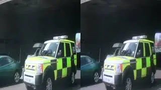 20090423 M1 Blocked by Accident 3D