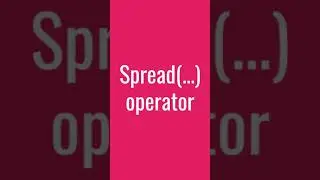 spread operator in javascript | #javascript