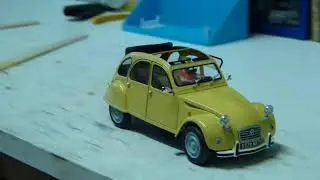 Citroen 2CV Tamiya 1 24 scale, suspension demo