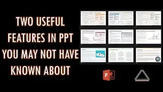 2 Very Useful Features in Microsoft PowerPoint You Should Know