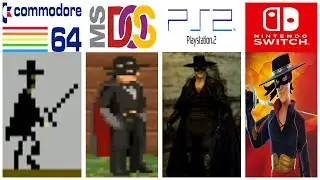 EVOLUTION OF ZORRO GAMES (#nintendo #playstation #xbox #gaming #gameplay #games #game #gamer)