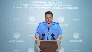 Favqulodda vaziyatlar vazirligi brifingi - Furqat Abdiqodirov