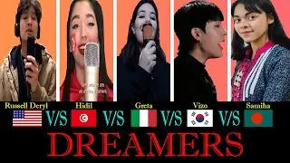 Dreamers || Battle By - Russell Deryl, Hidil, Greta, Vizo & Samiha || FIFA World Cup 2022