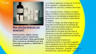 Abuso de sustancias en urgencia a cargo de la Dra Geraldine Peronace