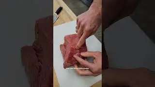 How do you cut meat "across the grain?" Learn how in 2 minutes.