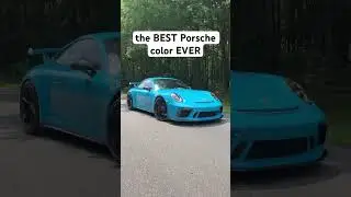 Miami Blue is the BEST Porsche Color #shorts
