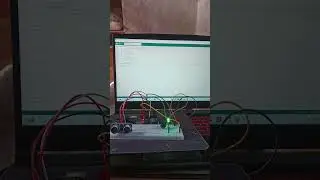 Distance Measurement Using Ultrasonic Sensor by Arduino#shorts #arduino #science #technology #viral