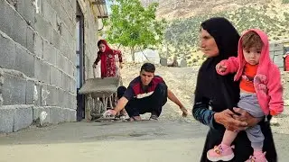 Khosrow's Cementing of the Staircase: A Glimpse into the Nomadic Family's Daily Life in Nature