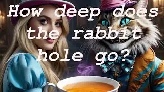 How deep does the Rabbit Hole go? And how bizarre? - Alice in Wonderland and enlightenment