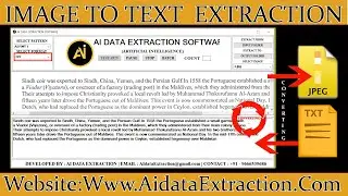 How to Download Image to Text / Image to Notepad Conversion Software for PC