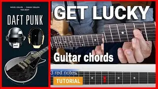 How to Play "Get Lucky" by Daft Punk - Easy Guitar Chords Tutorial for Beginners