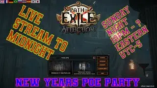 POE on Linux New Years live stream Sunday night 10PM to whenever UTC-5