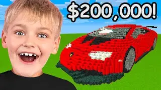 Whatever 9 Year Old Builds in Minecraft, I Buy!