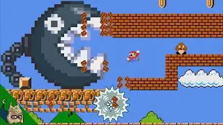 Mario's MEGA Chain Chomp Escape (Mario Cartoon Animation)