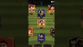 My new 96+ FC Mobile Team! 💫🔥😍#football # #messi fifa #phonk
