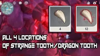 All 4 Locations of Strange tooth/Dragon Tooth | Genshin Impact |